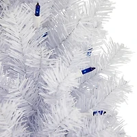 Northlight 24" Pre Lit Geneva Spruce Artificial Wreath