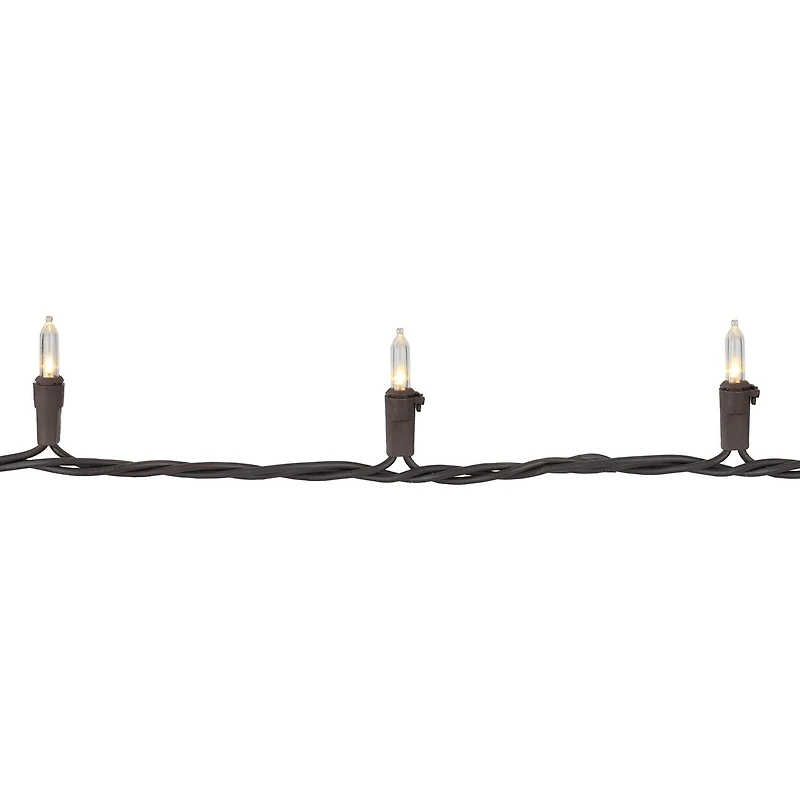 Northlight 150ft 300ct Commercial Mini Brown Wire String Lights