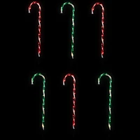 Northlight 28" Lighted Outdoor Candy Cane Christmas Yard Art