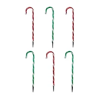Northlight 28" Lighted Outdoor Candy Cane Christmas Yard Art