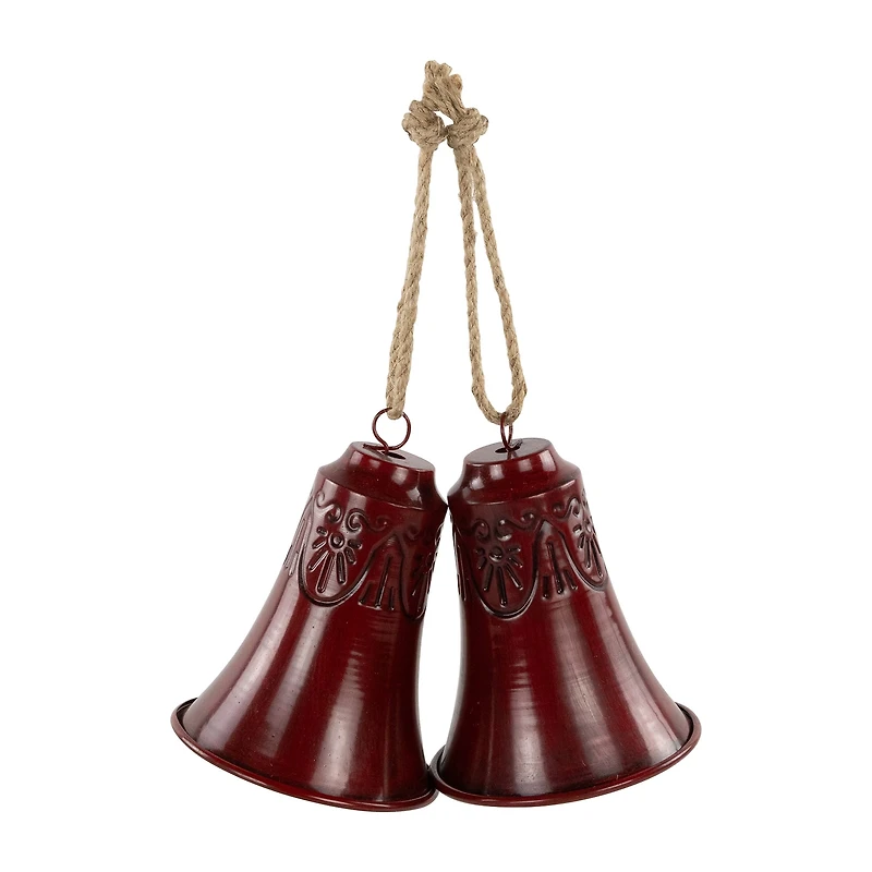 Northlight 6" Embossed Bell Christmas Ornament