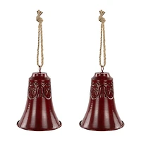 Northlight 6" Embossed Bell Christmas Ornament