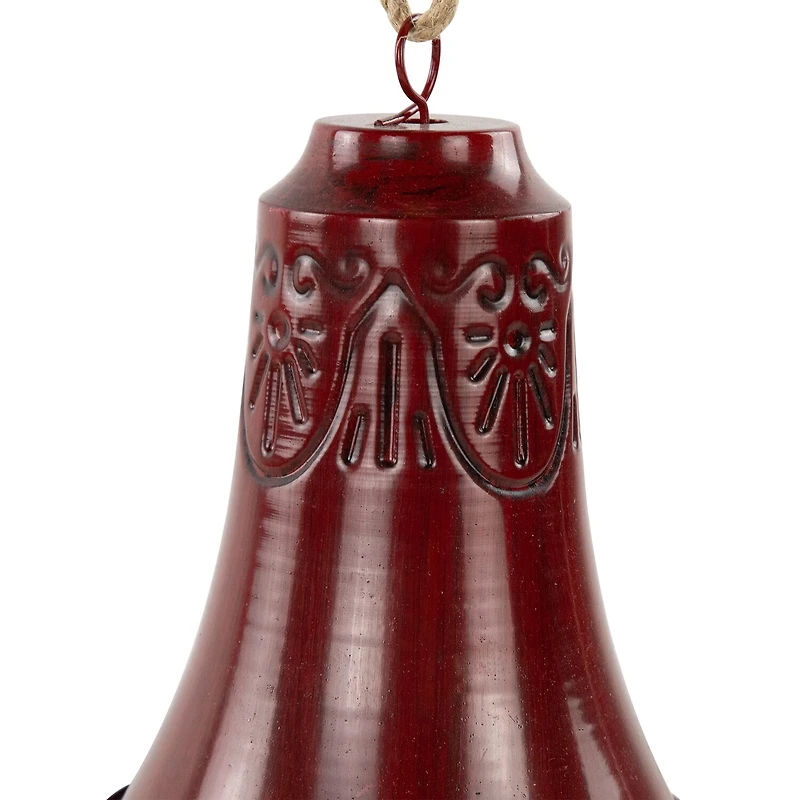 Northlight 6" Embossed Bell Christmas Ornament