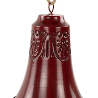 Northlight 6" Embossed Bell Christmas Ornament