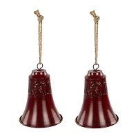 Northlight 6" Embossed Bell Christmas Ornament