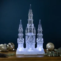 Northlight 18" Led Lighted Winter Church Acrylic Christmas Tabletop Decor