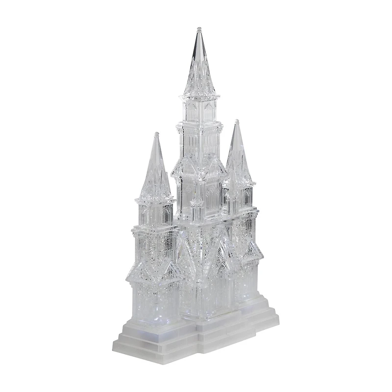 Northlight 18" Led Lighted Winter Church Acrylic Christmas Tabletop Decor