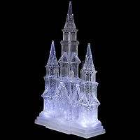 Northlight 18" Led Lighted Winter Church Acrylic Christmas Tabletop Decor