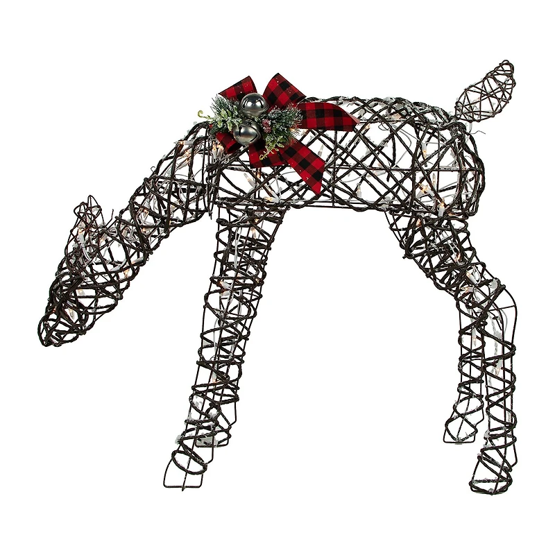 Northlight 40" Lighted Reindeer Christmas Yard Art