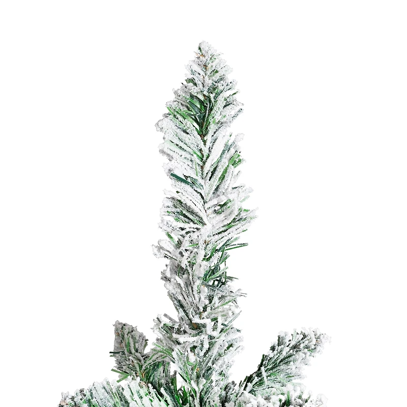 Northlight 3ft Frosted Pine In Burlap Base 3 1/2 Foot Pine Christmas Tree