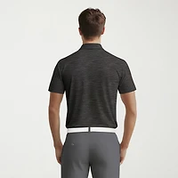 PGA TOUR Airflux Heathered Mens Short Sleeve Polo Shirt