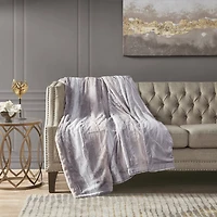 Madison Park Marcelle Faux-Fur Throw