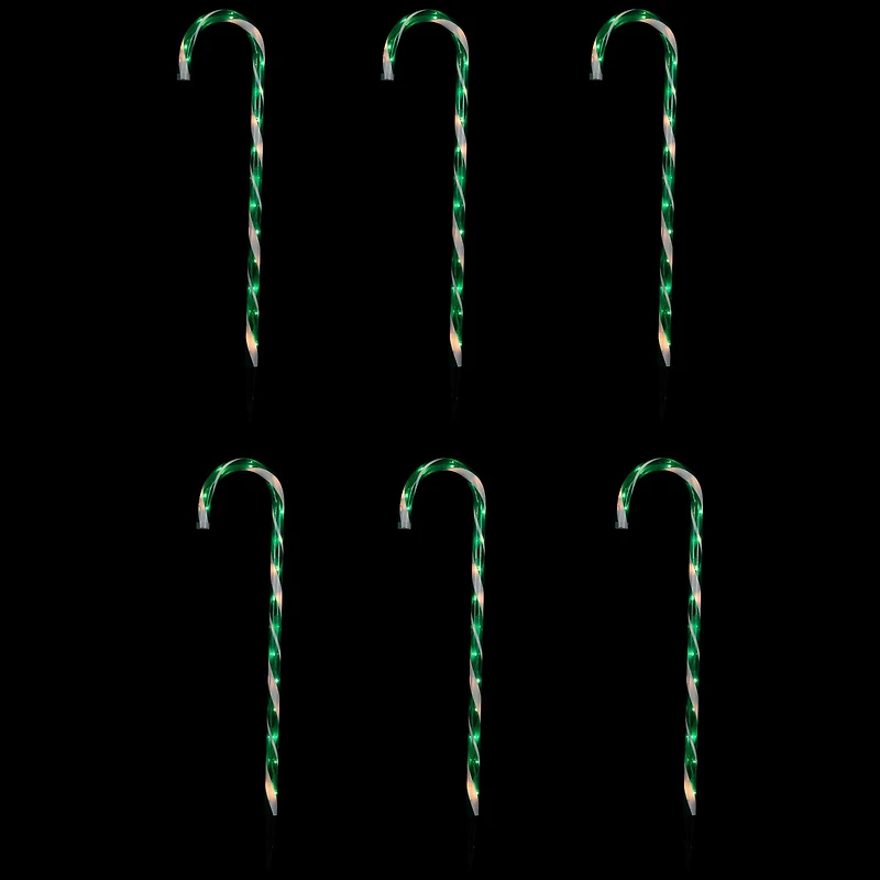 Northlight 28" Lighted Candy Cane Christmas Yard Art