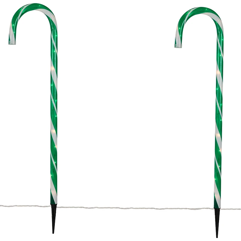 Northlight 28" Lighted Candy Cane Christmas Yard Art