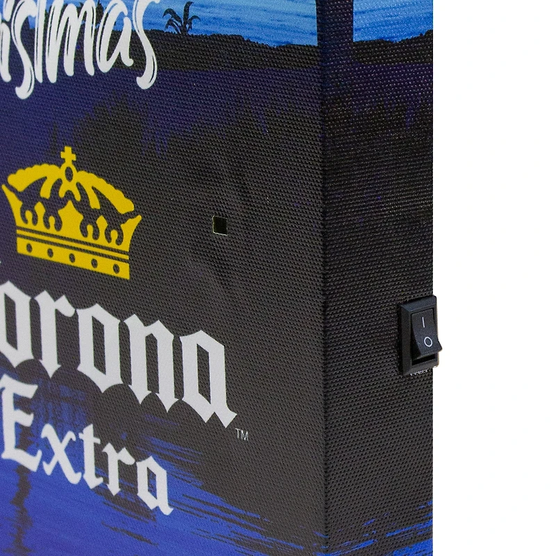 Northlight 19" Motion Activated Musical Lighted Corona Canvas Art