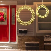 Northlight 18" Led Lighted Hanging Christmas Window Decor