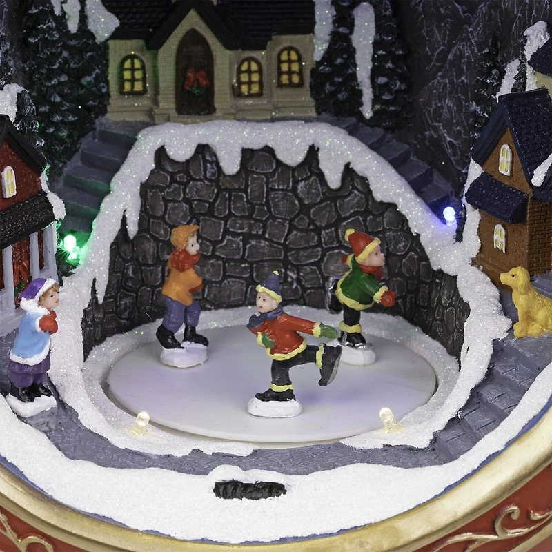 Northlight 11" Led Lighted And Musical Plays Music Christmas Village