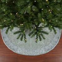 Northlight 48" Faux Fur Snake Skin Pattern Indoor Tree Skirt