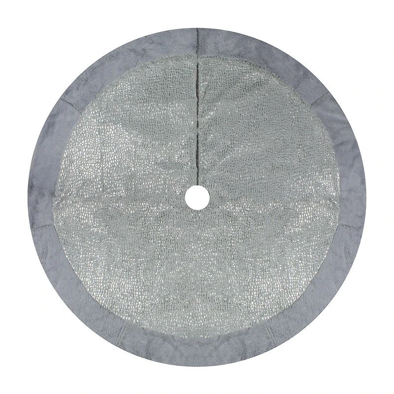 Northlight 48" Faux Fur Snake Skin Pattern Indoor Tree Skirt