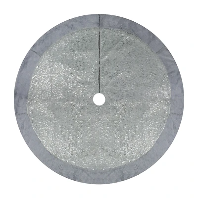 Northlight 48" Faux Fur Snake Skin Pattern Indoor Tree Skirt