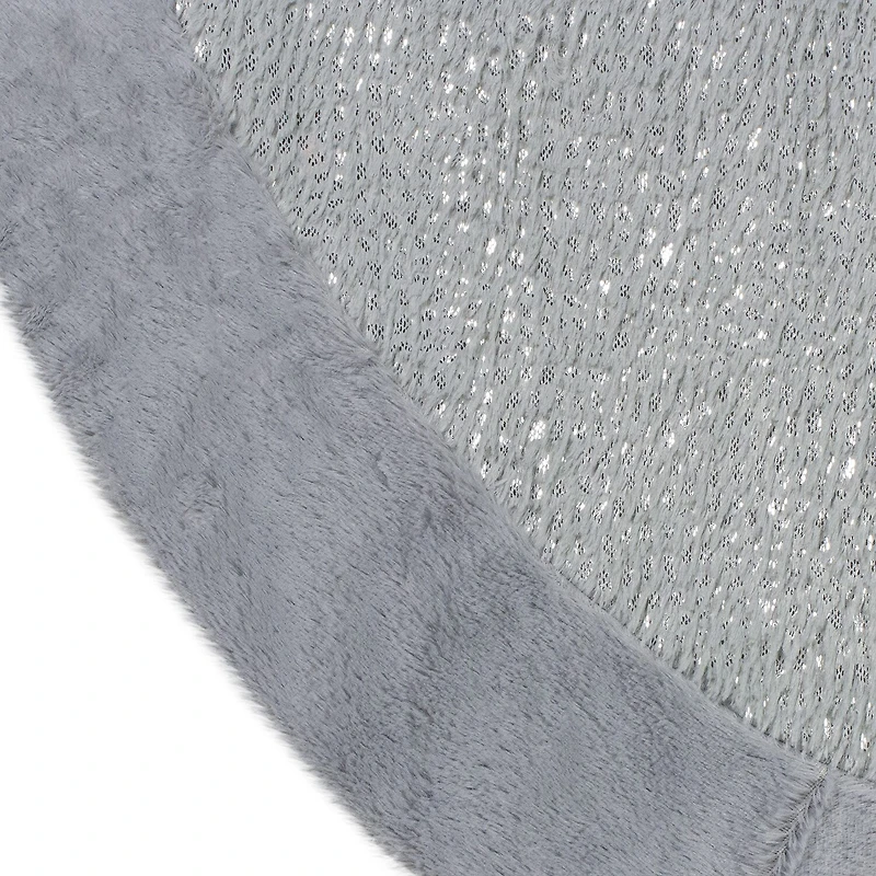 Northlight 48" Faux Fur Snake Skin Pattern Indoor Tree Skirt