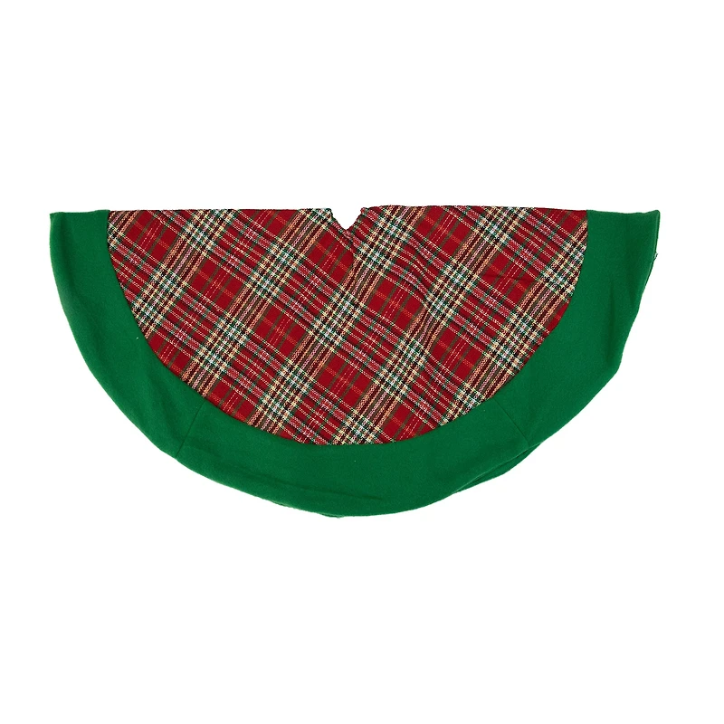 Northlight 24" Tartan Indoor Tree Skirt