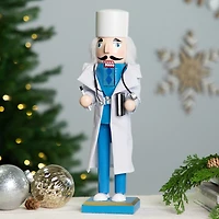 Northlight 14" Doctor With Stethoscope Wooden Wood Christmas Nutcracker