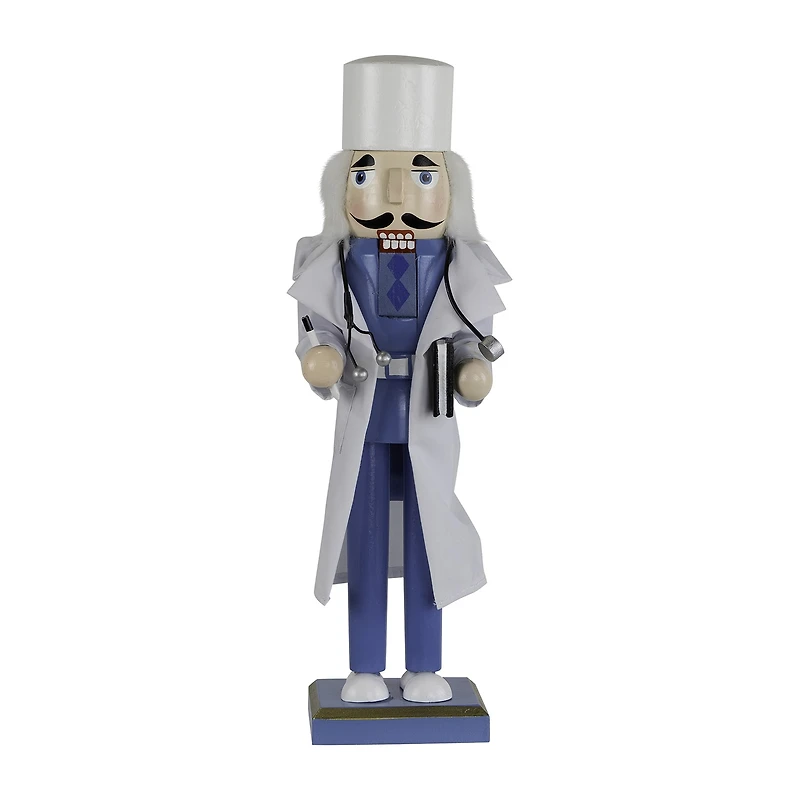 Northlight 14" Doctor With Stethoscope Wooden Wood Christmas Nutcracker