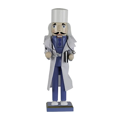 Northlight 14" Doctor With Stethoscope Wooden Wood Christmas Nutcracker