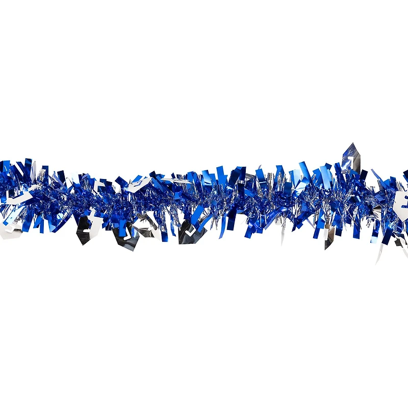 Northlight 50ft Dreidel Tinsel Garland Christmas Indoor Garland
