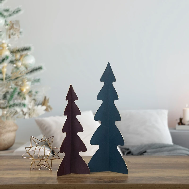 Northlight 15" Triangular With Curved Edges 1 Foot Christmas Tree