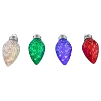Northlight 9ft Led C9 Style Faceted Twinkle String Lights