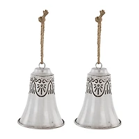 Northlight 6" Embossed Bells Ornaments Christmas Ornament