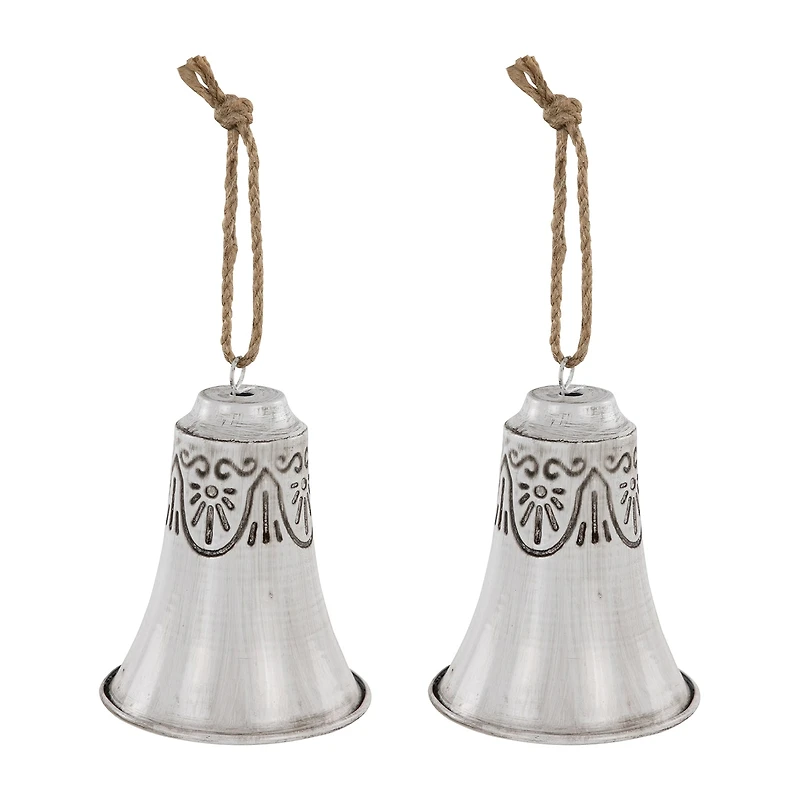 Northlight 6" Embossed Bells Ornaments Christmas Ornament