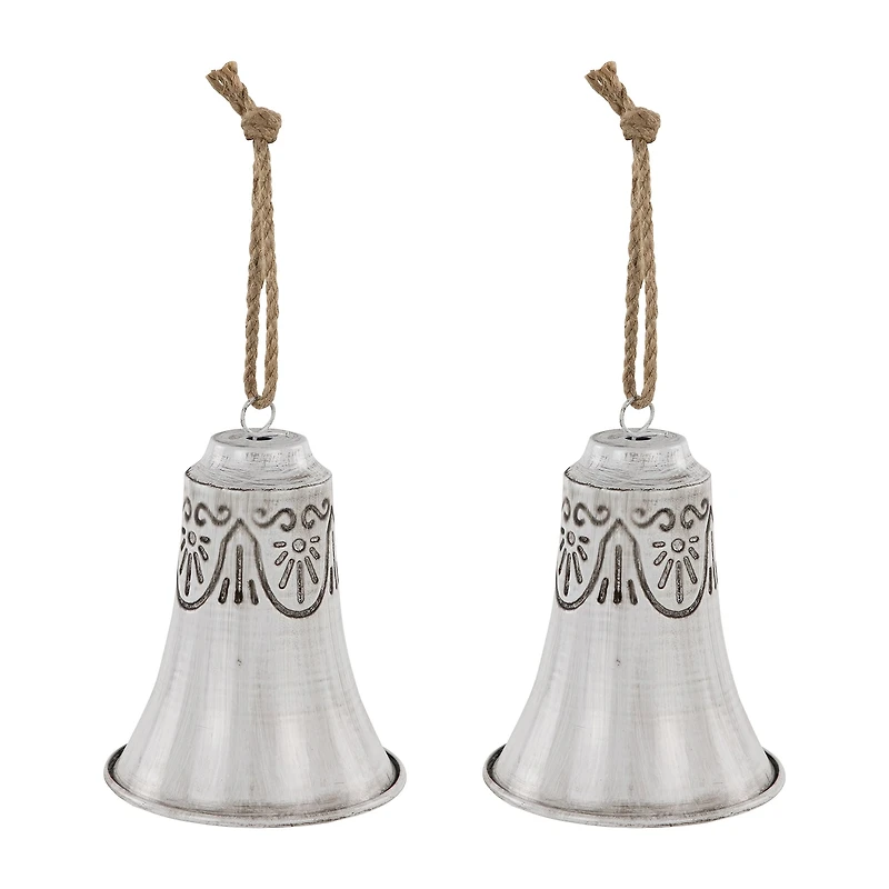 Northlight 6" Embossed Bells Ornaments Christmas Ornament