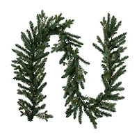Northlight 9ft Real Touch™️ Pre Lit Blue Spruce Christmas Indoor Garland