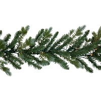 Northlight 9ft Real Touch™️ Pre Lit Blue Spruce Christmas Indoor Garland