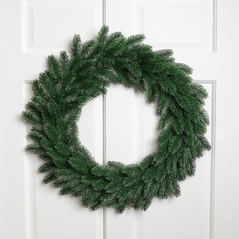 Northlight 24" Evergreen Pine Wreath