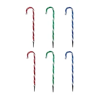Northlight 28" Lighted Outdoor Candy Cane Christmas Yard Art