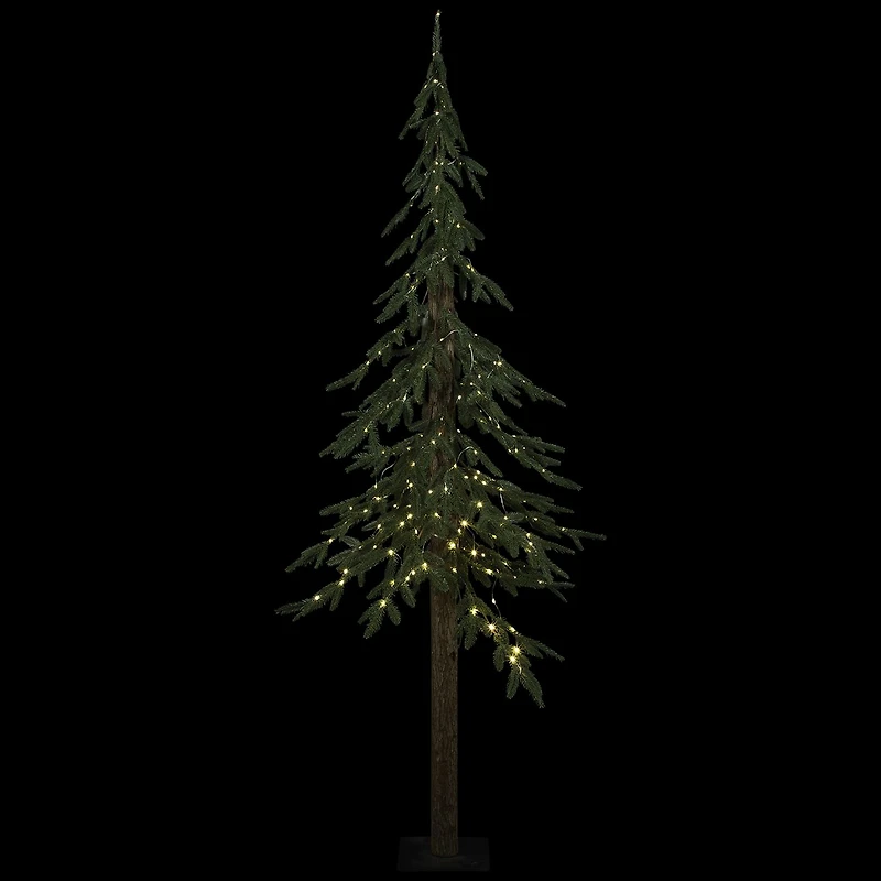 Northlight 6ft Pre Lit Medium Alpine 6 Foot Pine Christmas Tree