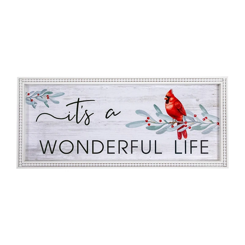 Northlight 24" Framed Itfts A Wonderful Life Wall Sign