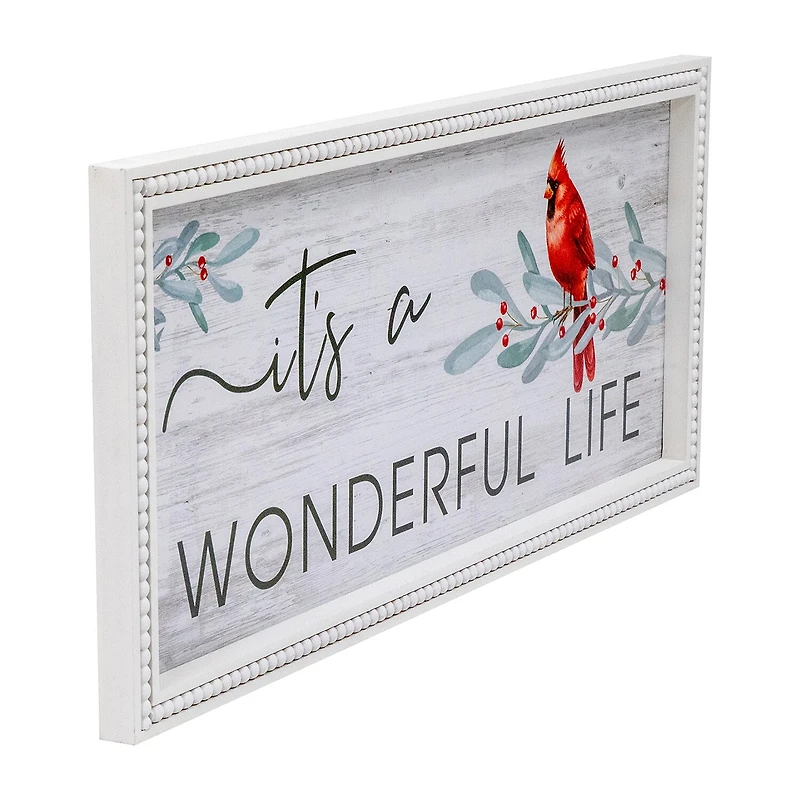 Northlight 24" Framed Itfts A Wonderful Life Wall Sign