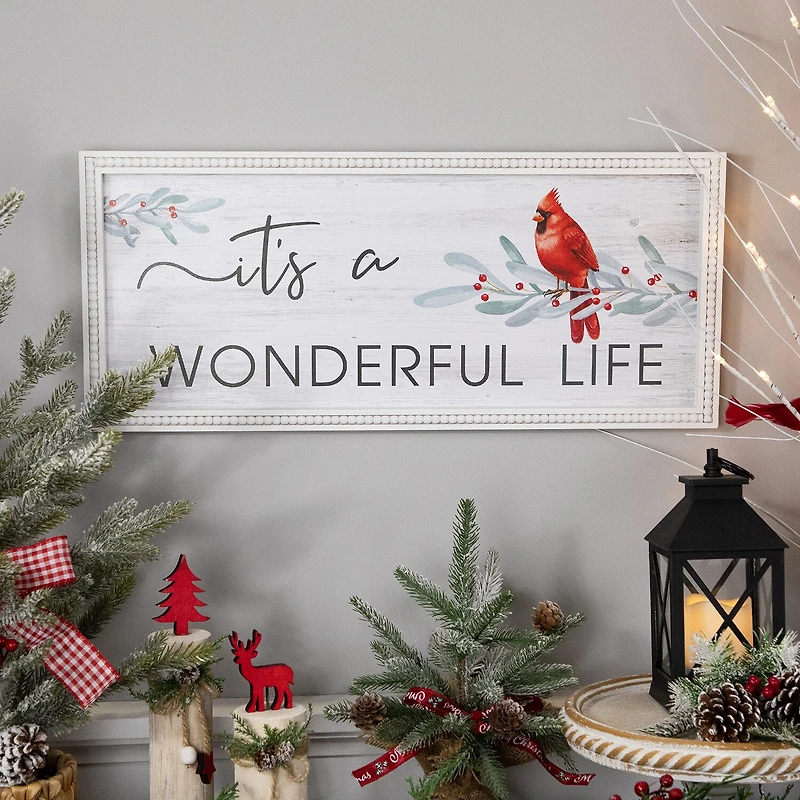 Northlight 24" Framed Itfts A Wonderful Life Wall Sign
