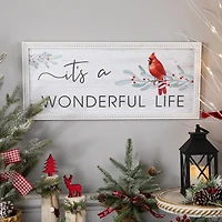 Northlight 24" Framed Itfts A Wonderful Life Wall Sign