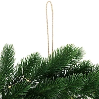 Northlight 24" Pre Lit Battery Operated Lush Pine Wreath