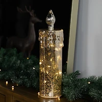 Northlight 13" Led Lighted Dripping Flameless Candle