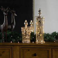 Northlight 13" Led Lighted Dripping Flameless Candle
