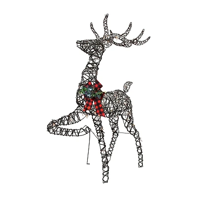 Northlight 60" Lighted Reindeer Stag Christmas Yard Art