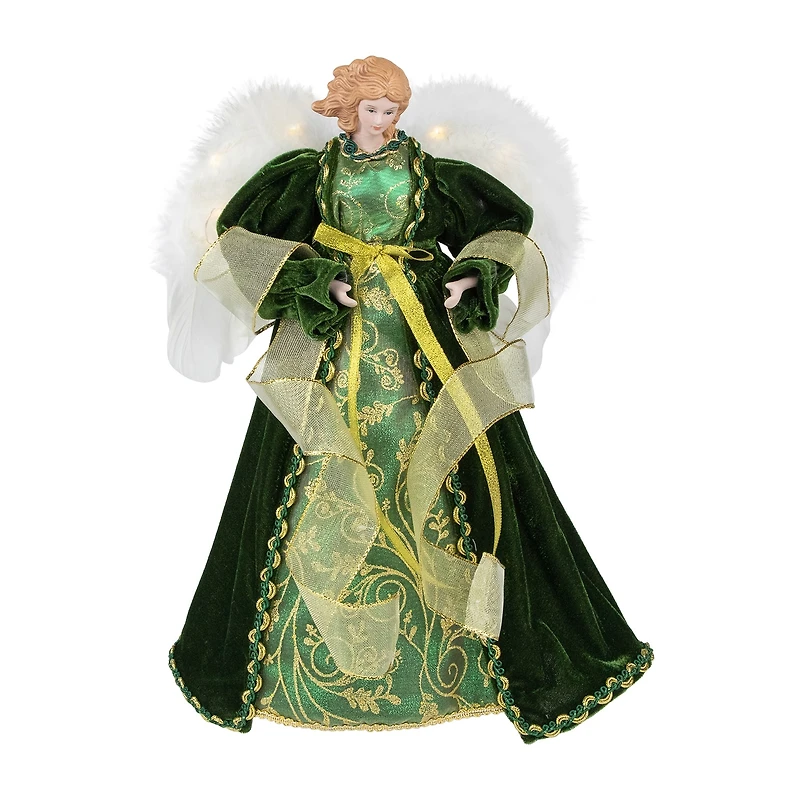 Northlight 14" Angel With Lighted Wings Christmas Tree Topper