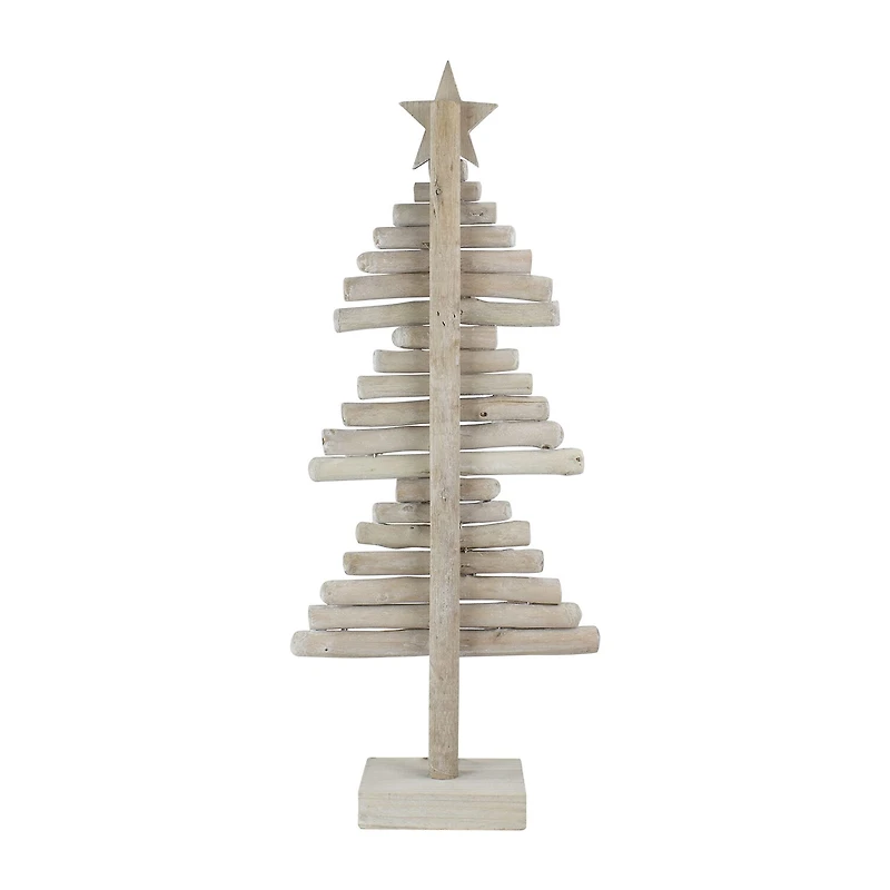 Northlight 26" Rustic Wooden With Star 2 Foot Christmas Tree